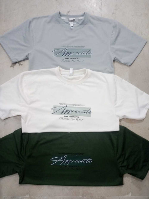 Imported Drop shoulder printed t shirt for Men/Boys