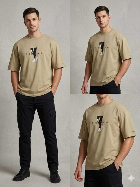 Imported Drop shoulder printed t shirt for Men/Boys